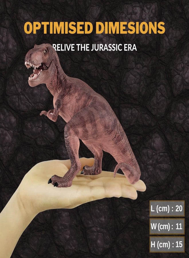 CRYA T Rex Toy Dinosaur Action Figure, Realistic Tyrannosaurus Rex Big Dinosaurs Toys for Kids, Trex Toy for Play and Display, Jurassic Dino Toys for Boys & Girls (T Rex) - Image 5